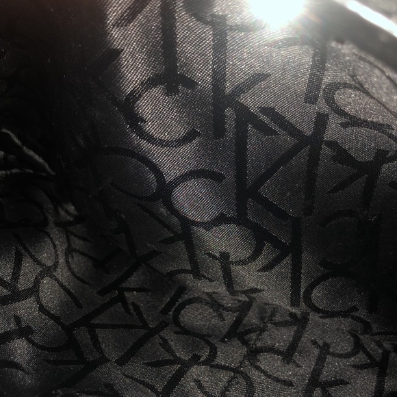 Calvin Klein Margot Textured Logo Emboss Satchel - Picture 16 of 16